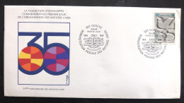 UNITED NATIONS, Uncirculated FDC « 35 TH ANNIVERSARY OF UNITED NATIONS », 1980 - UNO