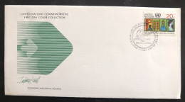 UNITED NATIONS, Uncirculated FDC « ECONOMIN AND SOCIAL COUNCIL », 1980 - UNO