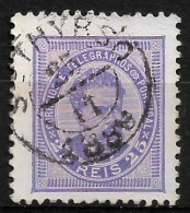 PORTUGAL 1882-84 D. LUIS I 25R P:11.5 USED CARIMBO (NP#94-P21-L3) - Oblitérés