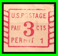 AMERICA , UNITED STATES POSTAGE .- EE.UU  ( EMA U.S. FRANQUEO 3 CTS ).\ - Oblitérés