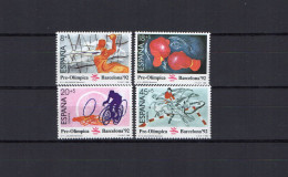 Spain 1989 Olympic Games Barcelona, Handball, Cycling, Boxing, Equestrian Set Of 4 MNH - Zomer 1992: Barcelona