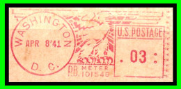 AMERICA , UNITED STATES POSTAGE .- EE.UU  ( EMA U.S. FRANQUEO 3 CTS WASHINGTON ).\". - Used Stamps
