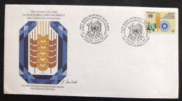 UNITED NATIONS, Uncirculated FDC « 10 JAHRE ENTWICKLUNGSHELFER PROGRAMM... », 1981 - ONU