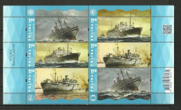 POLAND  2023 - POLISH  TRANSATLANTIC  SHIPS , SHEET,  MNH - Unused Stamps