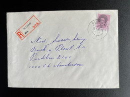 NETHERLANDS 1985 REGISTERED LETTER BLIJHAM TO AMSTERDAM 10-01-1985 NEDERLAND - Covers & Documents