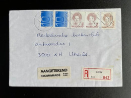 NETHERLANDS 1995 REGISTERED LETTER BORN TO UTRECHT 23-03-1995 NEDERLAND - Storia Postale