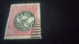 LİBERYA-1920-30-    20   C      DAMGALI - Liberia