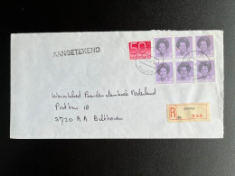 NETHERLANDS 1983 REGISTERED LETTER BORNE TO BILTHOVEN 10-03-1983 NEDERLAND - Storia Postale