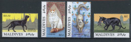 Malediven 2203, 05-07 Postfrisch Katzen #GL902 - Maldivas (1965-...)