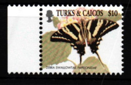 Turks Und Caicos 1651 I Postfrisch Schmetterling #JV566 - Turcas Y Caicos