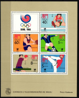 Macau Block 9 Postfrisch Olympiade Seoul 1988 #JV698 - Otros & Sin Clasificación