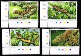 Fidschi 1048-1051 Postfrisch Geckos, Reptilien #JV576 - Fiji (1970-...)
