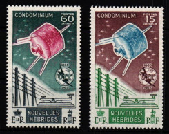 Neue Hebriden 210-211 Postfrisch Satelliten #JV781 - Vanuatu (1980-...)