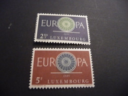 TIMBRES   LUXEMBOURG      1960   N  587 / 588   COTE  1,25  EUROS  NEUFS  LUXE** - Nuovi