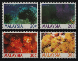 Malaysia 1995 - Mi-Nr. 553-556 ** - MNH - Korallen / Corals - Malaysia (1964-...)