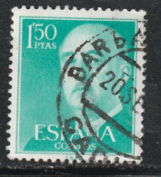 10ESPAGNE 184 // YVERT 864 B // EDIFIL 1155 // 1948-50 - Gebraucht