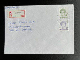 NETHERLANDS 1995 REGISTERED LETTER BRESKENS TO UTRECHT 16-05-1995 NEDERLAND - Briefe U. Dokumente