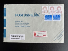 NETHERLANDS 1995 REGISTERED LETTER BRESKENS TO AMSTERDAM 05-12-1995 NEDERLAND - Storia Postale