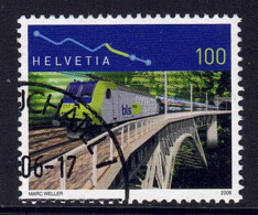 Suisse // Switzerland // 2000-2009  // 2006 //  100 Ans Du Chemin De Fer Du Lötschberg , Oblitéré No.1189 - Used Stamps