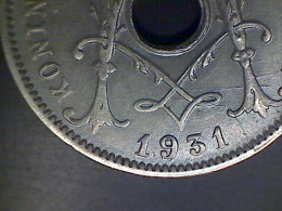 5 Centiemen 1931, Dubbele 9 Zuid ,  Dunnere Plaat, FDC - 5 Centimes