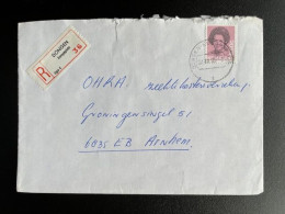 NETHERLANDS 1985 REGISTERED LETTER DONGEN EUROPAPLEIN TO ARNHEM 24-12-1985 NEDERLAND - Cartas & Documentos