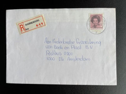 NETHERLANDS 1986 REGISTERED LETTER DOORNENBURG TO AMSTERDAM 26-03-1986 NEDERLAND - Briefe U. Dokumente