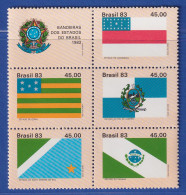 Brasilien 1983 Flaggen Der Bundesstaaten III. Mi.-Nr. 2008-12 ** - Sonstige & Ohne Zuordnung