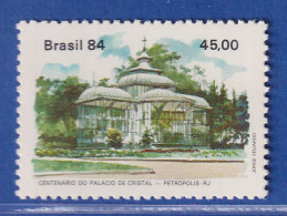 Brasilien 1984 Kristallpalast In Petrópolis Rio De Janeiro Mi.-Nr. 2018 ** - Sonstige & Ohne Zuordnung