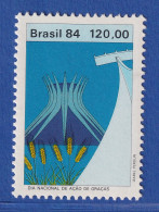 Brasilien 1984 Erntedankfest Kathedrale Von Brasilia Mi.-Nr. 2084 ** - Sonstige & Ohne Zuordnung