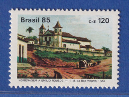Brasilien 1985 Emilio Rouéde Kirche Da Boa Viagem Belo Horizonte Mi.-Nr. 2091 ** - Sonstige & Ohne Zuordnung