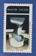 Brasilien 1985 Institut Rio Branco Skulptur Von Mary Vieira Mi.-Nr. 2103 ** - Sonstige & Ohne Zuordnung