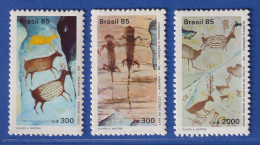 Brasilien 1985 BRAPEX VI  Belo Horizonte Felsmalereien Mi.-Nr. 2107 A ** - Sonstige & Ohne Zuordnung