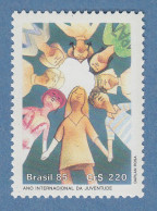 Brasilien 1985 Internationales Jahr Der Jugend Friedenstaube Mi.-Nr. 2130 ** - Sonstige & Ohne Zuordnung