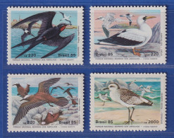 Brasilien 1985 Vögel Im Nationalpark Marinho Dos Abrolhos Mi.-Nr. 2122-25 ** - Sonstige & Ohne Zuordnung