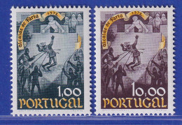 Portugal 1973 Tod Des Alkalden N. Gonçalves Von Faria Mi.-Nr. 1226-1227 ** - Sonstige & Ohne Zuordnung