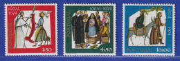 Portugal 1974 Weihnachten Mi.-Nr. 1263-1265 Postfrisch ** - Sonstige & Ohne Zuordnung