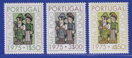 Portugal 1975 Soldaten Und Volk Mi.-Nr. 1272-1274 Postfrisch ** - Sonstige & Ohne Zuordnung