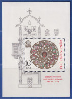 Tschechoslowakei 1978 Int. Briefmarkenausstellung Prag Mi.-Nr. Block 35 A ** - Other & Unclassified