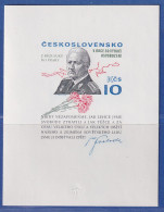Tschechoslowakei 1975 Ludvik Svoboda Mi.-Nr. Block 31 B Postfrisch ** - Altri & Non Classificati