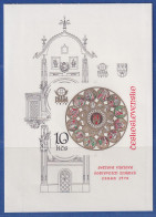 Tschechoslowakei 1978 Int. Briefmarkenausstellung Prag Mi.-Nr. Block 35 B ** - Other & Unclassified
