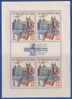 Tschechoslowakei 1967 Briefmarkenausstellung PRAGA Mi.-Nr. 1744 KLEINBOGEN ** - Other & Unclassified