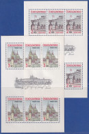 Tschechoslowakei 1985 Prager Burg Mi.-Nr. 2834-2835 KLEINBOGENSATZ ** - Sonstige & Ohne Zuordnung