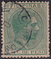 Philippines 1880 Sc 82 Filipinas Ed 61 Used Date Cancel - Philipines