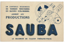 Buvard SAUBA Valeur Thérapeutique Microscope - Chemist's