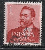 10ESPAGNE 217 // YVERT 1024 // EDIFIL 1351 // 1961 - Gebraucht