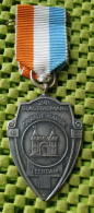 Medaile :   24e. Glasstadmars , Oranje Garde , Leerdam 1969 -  Original Foto  !!  Medallion  Dutch - Other & Unclassified