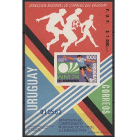 Uruguay 1974 Fußball-WM Deutschland 1304 Postfrisch Sonderblock (C22551) - Uruguay