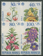 Indonesien 1965 Blumen 499/02 Postfrisch (R20793) - Indonesia