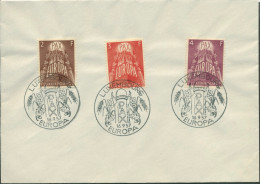Luxemburg 1957 Europa Ersttagsbrief 572/74 FDC (X5813) - FDC