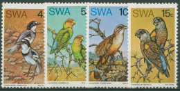 Südwestafrika 1974 Einheimische Vögel Papageien Drosselwürger 392/95 Postfrisch - Afrique Du Sud-Ouest (1923-1990)